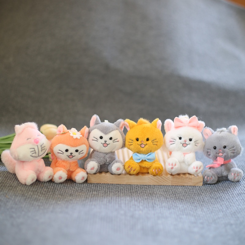 Móc Khóa Hình Chú Mèo Mary Nhồi Bông Dễ Thương