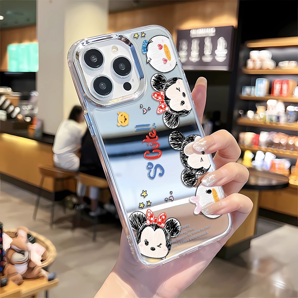 Ốp Điện Thoại Tpu In Hình Winnie the Pooh Minnie Cho iphone 14 pro max 11 12 13 8 7 Plus X XR XSMax