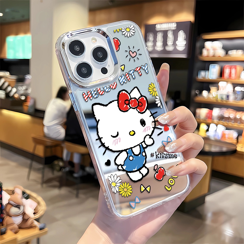 Ốp Điện Thoại Họa Tiết Hello Kitty Cho iphone 14 pro max 11 12 13 8 7 Plus X XR XSMax