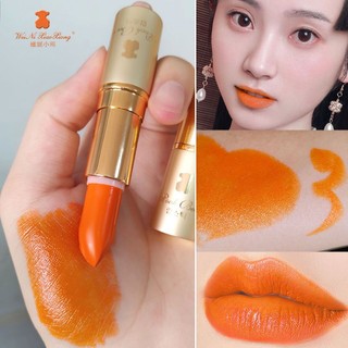 Son Môi Màu Cam Không Phai Không Dính Cốc Chống Nước Không Phai Màu Sắc Bí Ngô Cho Học Sinh