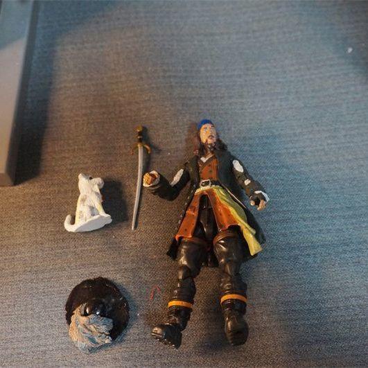 Mô Hình Nhân Vật Cướp Biển Caribbean 3.75 inch Chân Thật