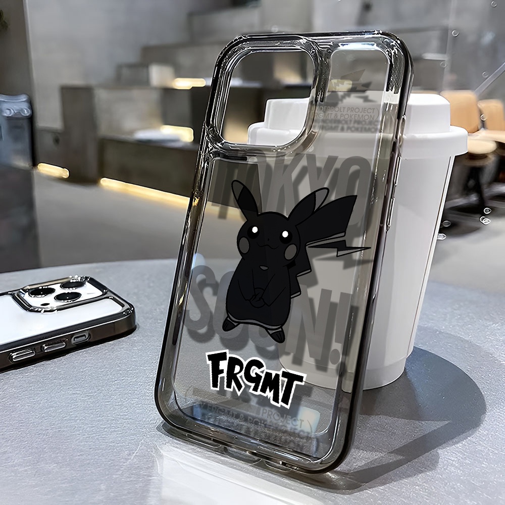 Ốp Điện Thoại Trong Suốt In Hình Pikachu Thời Trang Cho iphone 14 pro max 11 13 12 7 8 Plus X XR XSMax