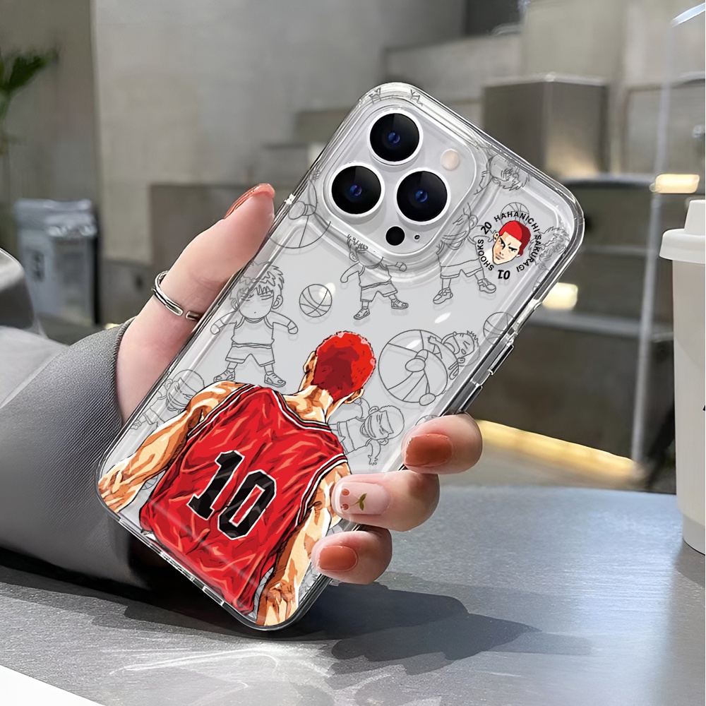 Ốp Điện Thoại Trong Suốt In Logo Đội Bóng Rổ Cho iphone 14 pro max 11 13 12 7 8 Plus X XR XSMax