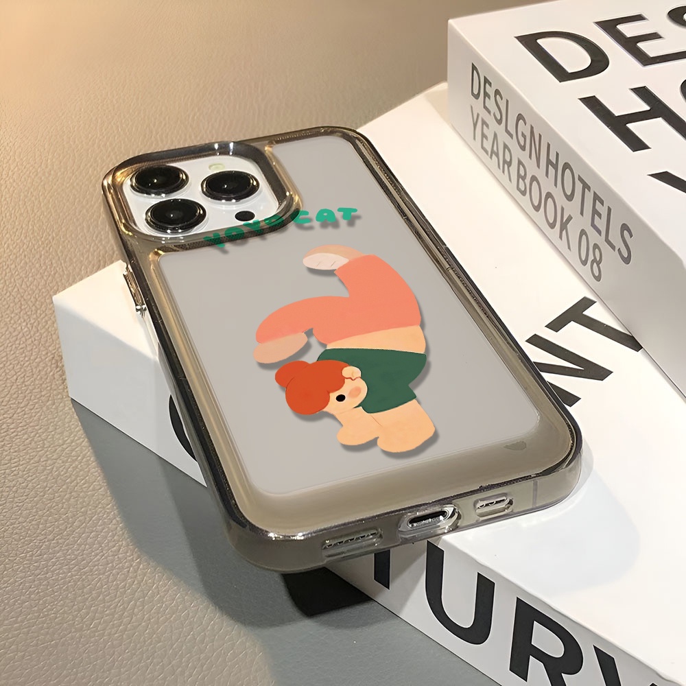 Ốp Điện Thoại Trong Suốt In Hình Cậu Bé Không Gian Hoạt Hình Cho iphone 14 pro max 11 13 12 7 8 Plus X XR XSMax