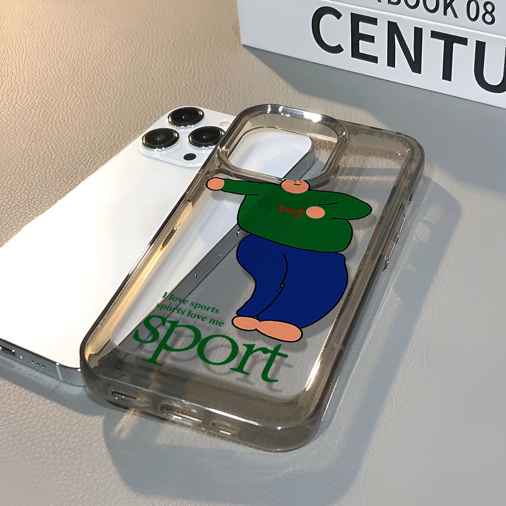 Ốp Điện Thoại Trong Suốt In Hình Thể Thao Không Gian Cho iphone 14 pro max 11 13 12 7 8 Plus X XR XSMax
