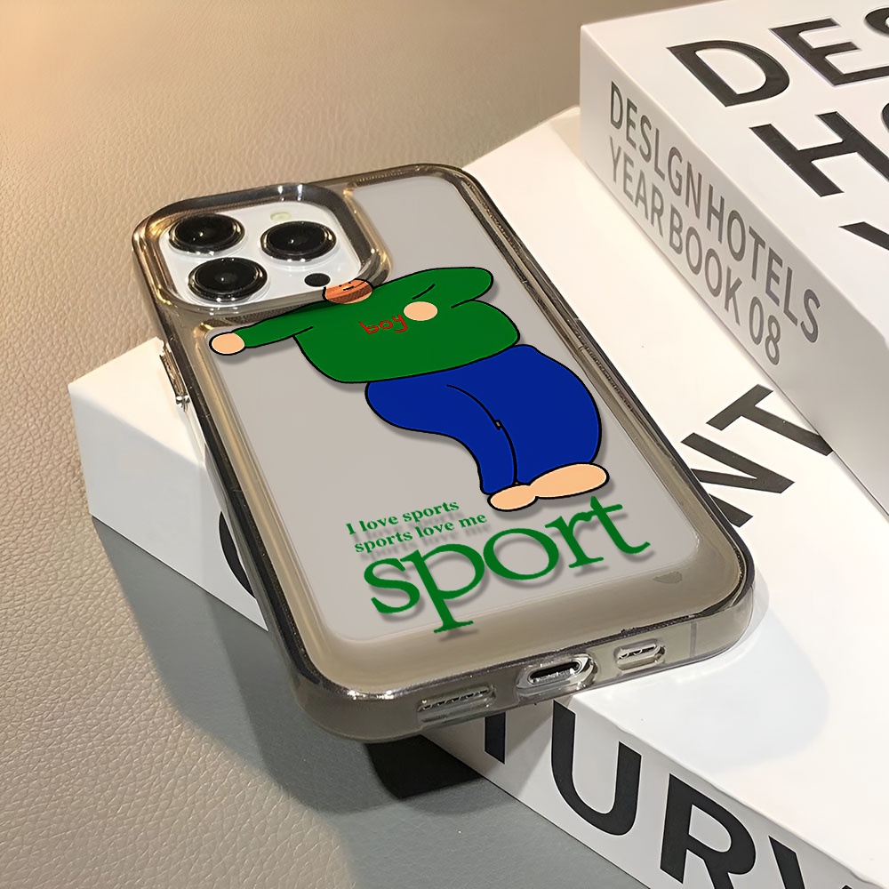 Ốp Điện Thoại Trong Suốt In Hình Thể Thao Không Gian Cho iphone 14 pro max 11 13 12 7 8 Plus X XR XSMax