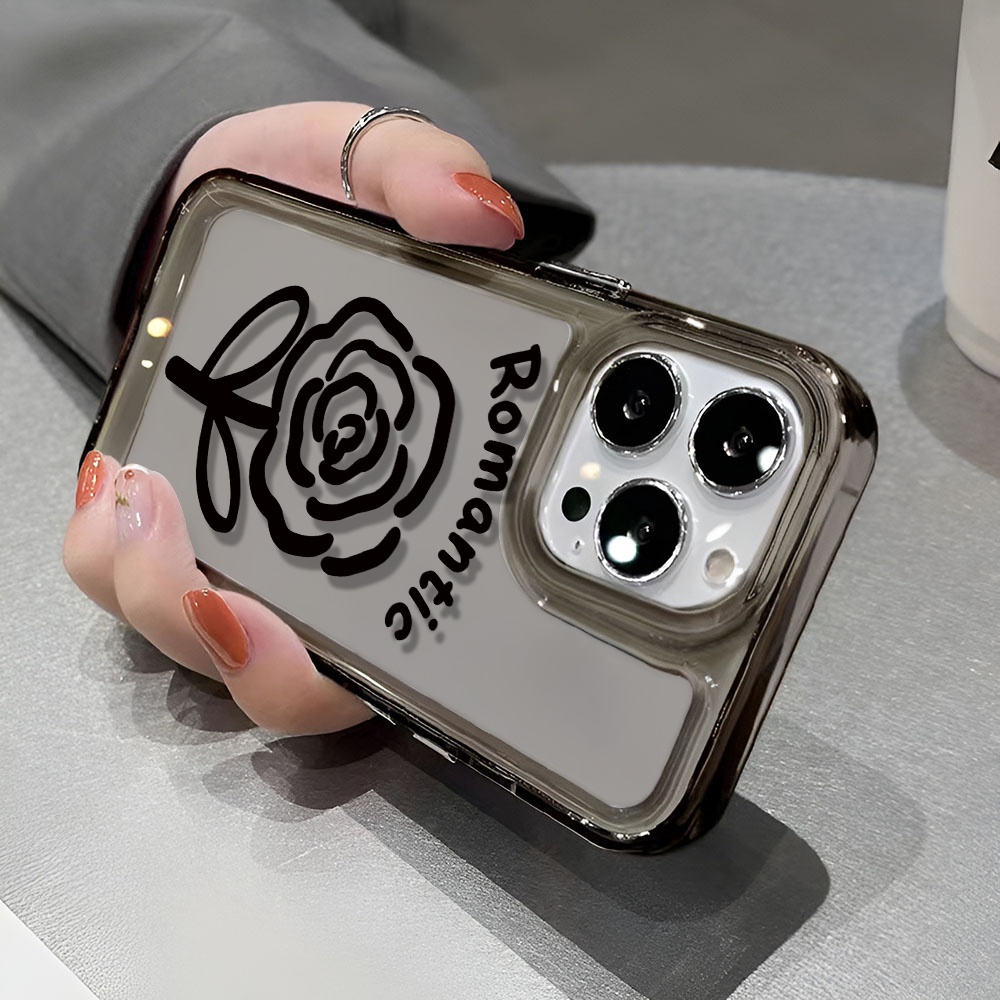 Ốp Điện Thoại Trong Suốt In Hình Hoa Cho iphone 14 pro max 11 13 12 7 8 Plus X XR XSMax