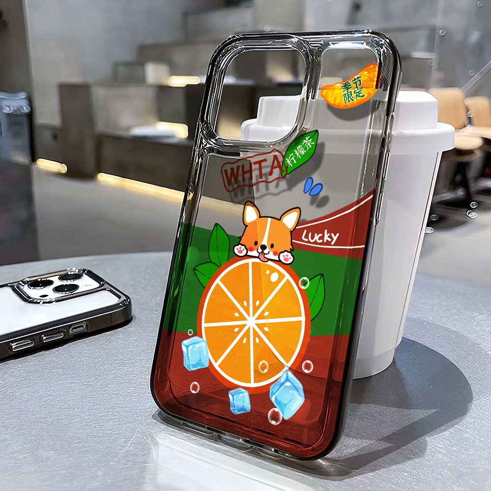 Ốp Điện Thoại Trong Suốt Chống Sốc In Hình Chú Chó Cho iphone 14 pro max 11 13 12 7 8 Plus X XR XSMax