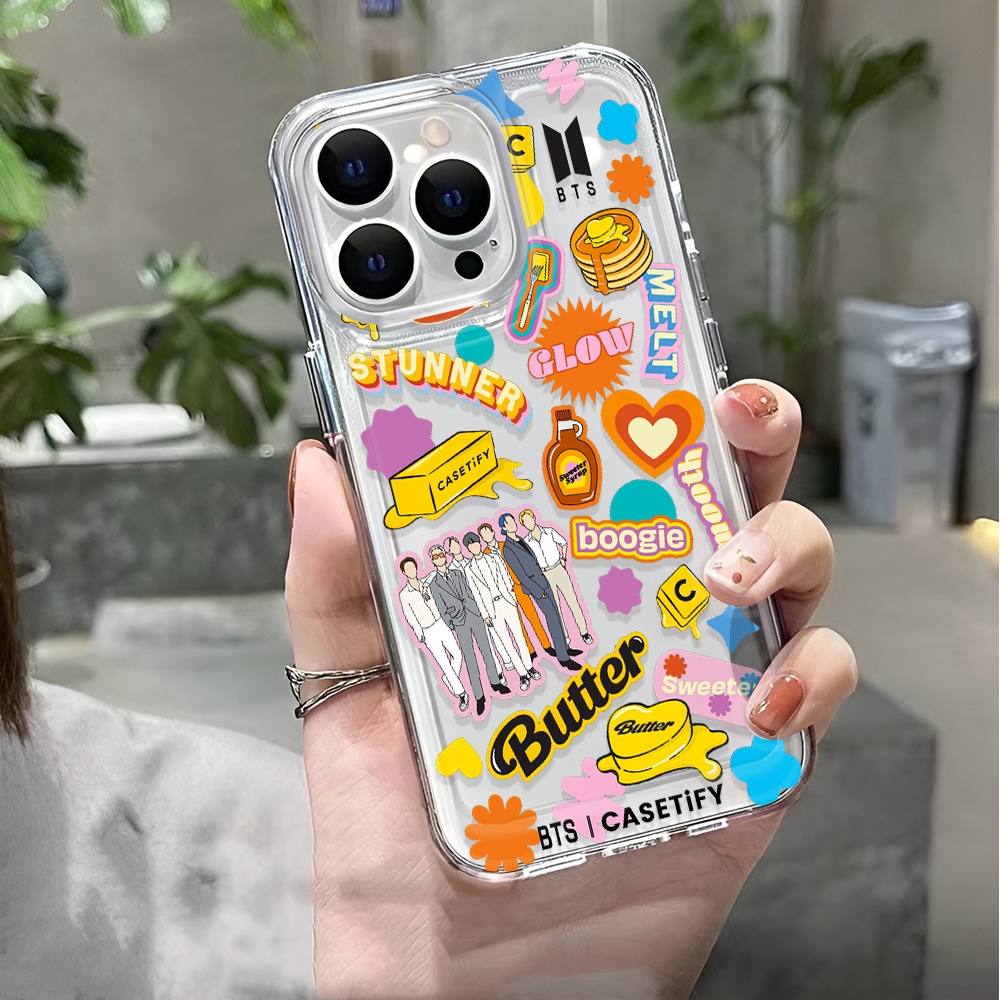 Ốp Điện Thoại Trong Suốt Chống Sốc In Hình Quả Bơ Cho iphone 14 pro max 11 13 12 7 8 Plus X XR XSMax