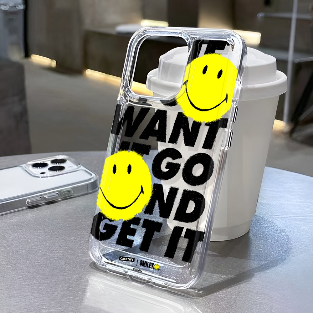 Ốp Điện Thoại Trong Suốt Chống Sốc In Hình Biểu Tượng Cảm Xúc Cho iphone 14 pro max 11 13 12 7 8 Plus X XR XSMax