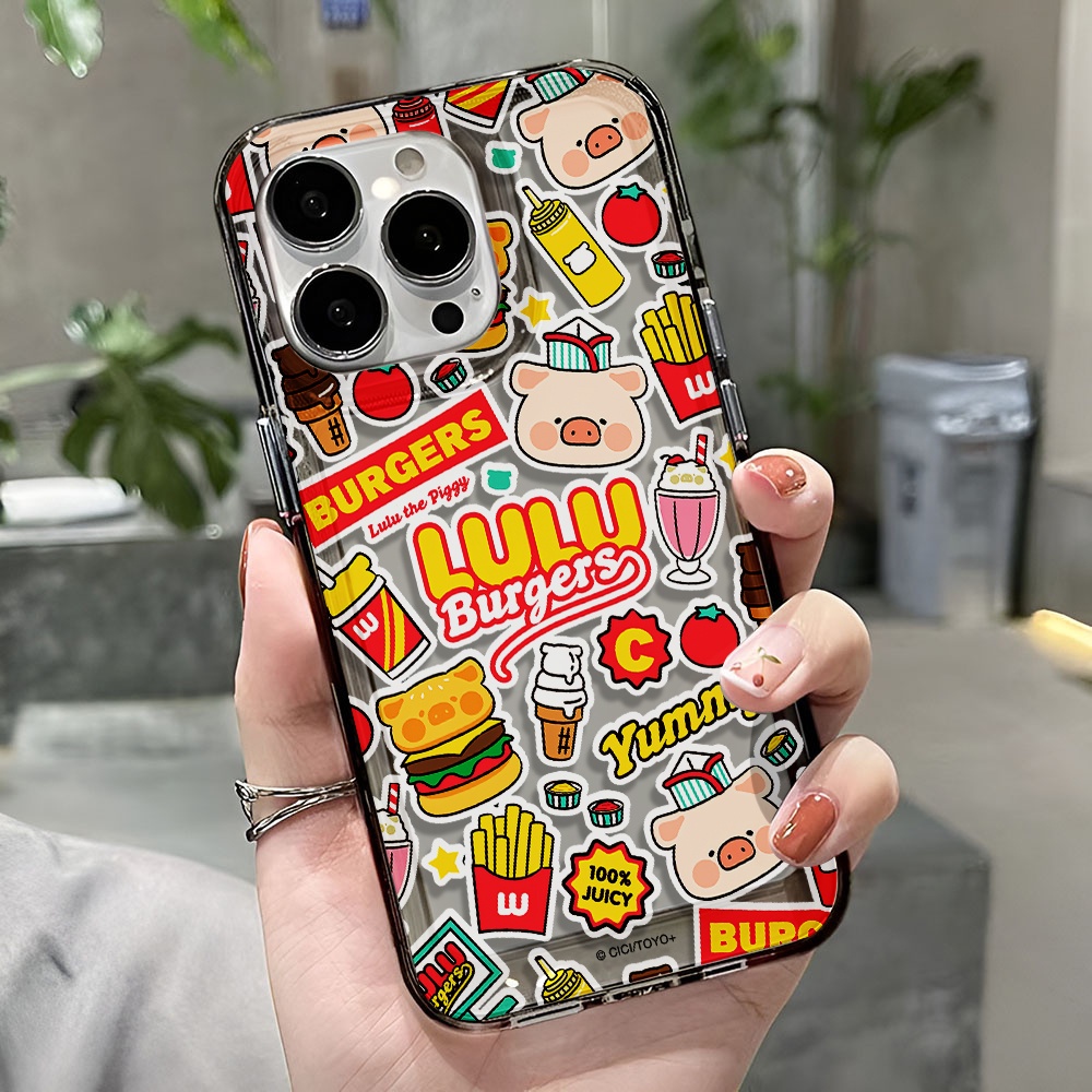 Ốp Điện Thoại Trong Suốt Chống Sốc Hình Thức Ăn Cho iphone 14 pro max 11 13 12 7 8 Plus X XR XSMax