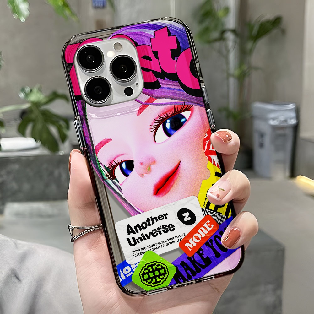 Ốp Điện Thoại Trong Suốt Chống Sốc In Hình Mặt Cười Cho iphone 14 pro max 11 13 12 7 8 Plus X XR XSMax