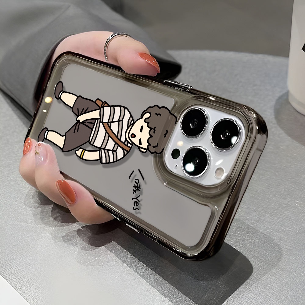 Ốp Điện Thoại Trong Suốt Chống Sốc In Hình Cậu Bé Không Gian Cho iphone 14 pro max 11 13 12 7 8 Plus X XR XSMax