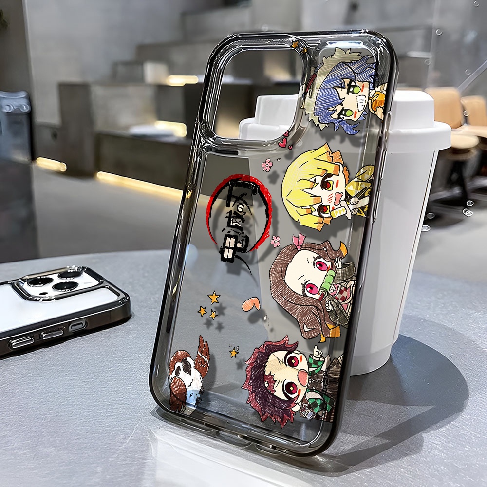 Ốp Điện Thoại Trong Suốt Chống Sốc Họa Tiết Hoạt Hình Cho iphone 14 pro max 11 13 12 7 8 Plus X XR XSMax