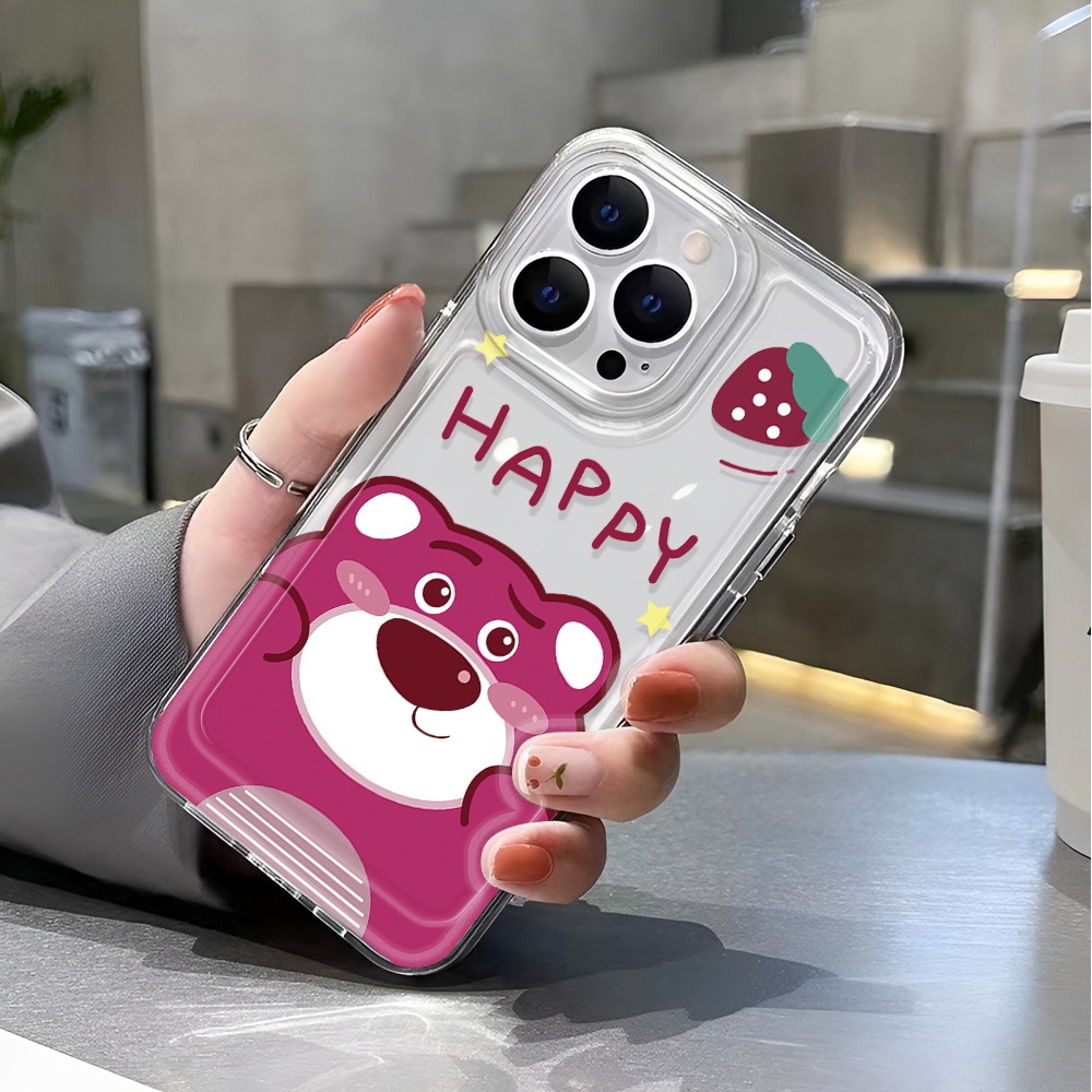 Ốp Điện Thoại Trong Suốt Họa Tiết Hoạt Hình Cho iphone 14 pro max 11 13 12 7 8 Plus X XR XSMax