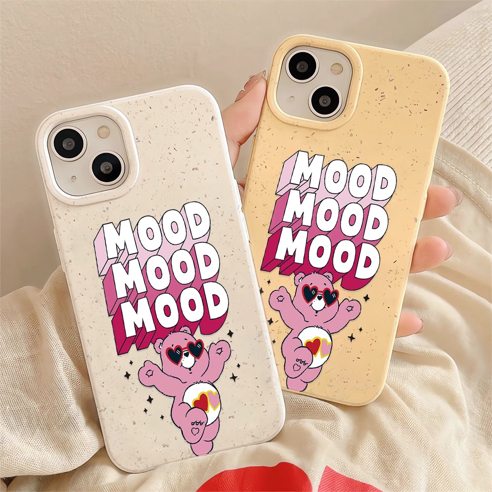 Ốp Điện Thoại Chống Sốc In Hình Gấu Hoạt Hình Màu Trắng Cho iphone 14 pro max 11 13 12 7 8 Plus X XR XSMax