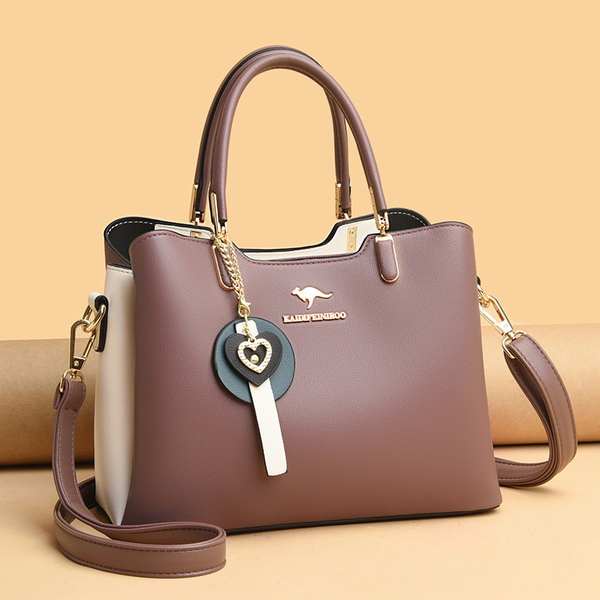 ✫Túi Xách Tay Bằng Da Bò Dễ Phối Đồ Thời Trang Dành Cho Phụ Nữ Trung Niên❋