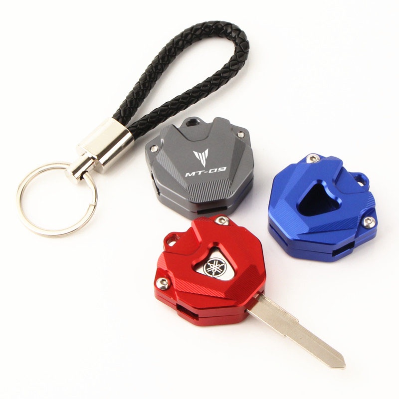 Bao Da Hợp Kim Nhôm Bảo Vệ Chìa Khóa Xe Mô Tô yamaha mt09 mt-09 Ốp