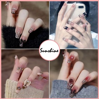 Set 24 Móng Tay Giả 2022 Kèm Keo Dán Tiện Dụng