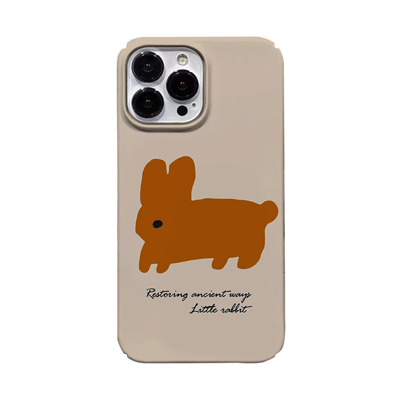 Ốp Điện Thoại Cứng In Hình Gấu Nâu Cho iphone 14promax 11 13 12 7Plus 8 X XS Max
