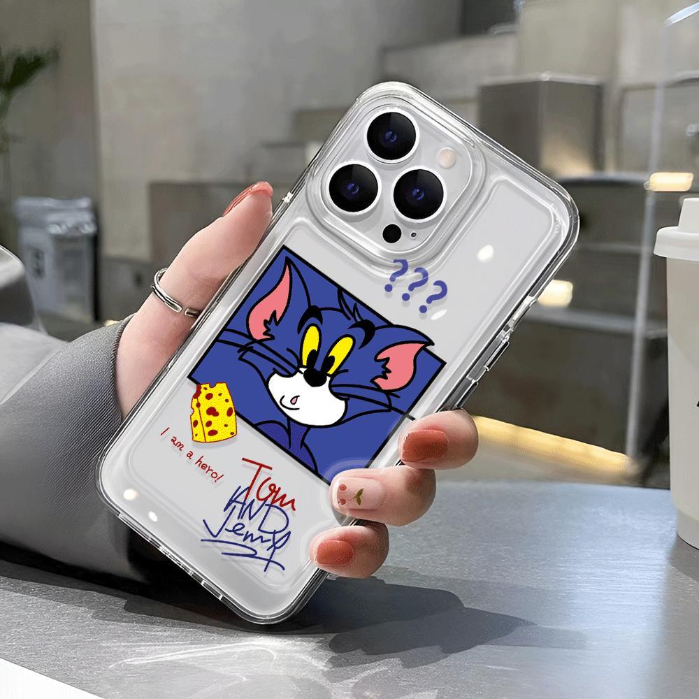 Ốp Điện Thoại Trong Suốt Chống Sốc In Hình Chú Chuột Cho iphone 14 pro max 11 13 12 7Plus 7 8 Plus X XR XSMax