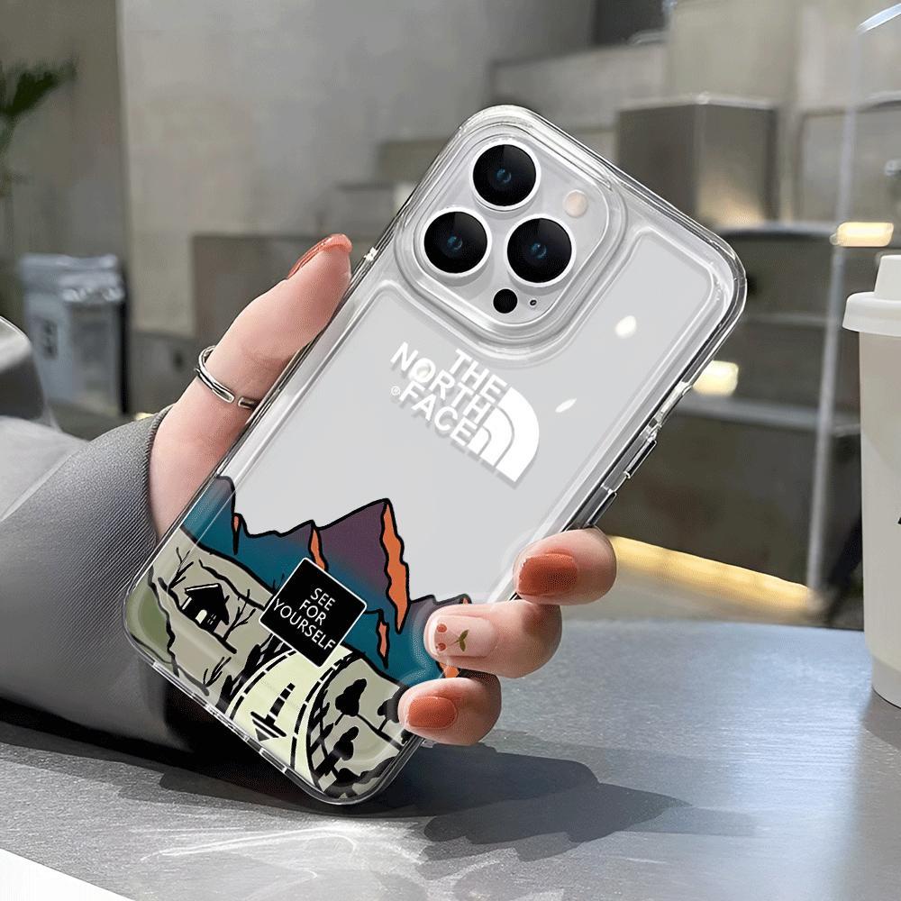 Ốp Điện Thoại Trong Suốt Chống Sốc In Hình Đường Phố Cho iphone 14 pro max 11 13 12 7Plus 7 8 Plus X XR XSMax