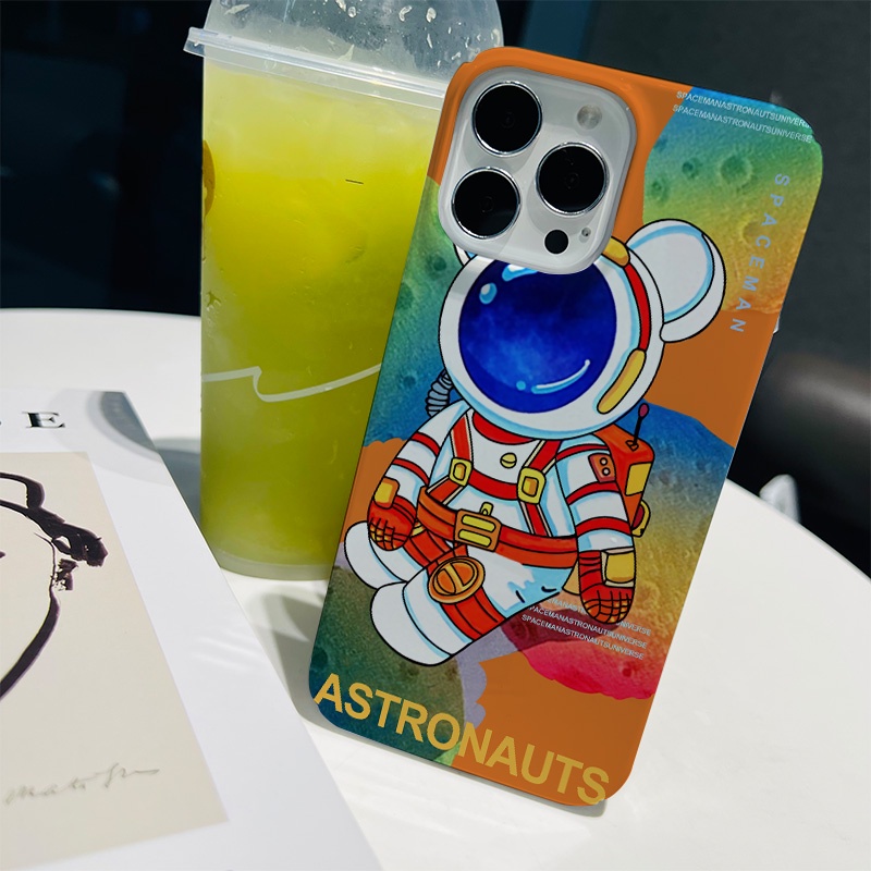 Ốp Điện Thoại Cứng Chống Sốc In Hình Phi Hành Gia Cho iphone 14 pro Max 11 13 12 7Plus 8 X XS Max