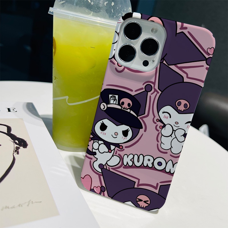 Ốp Điện Thoại Cứng Chống Sốc In Hình Kuromi Dễ Thương Cho iphone 14 pro Max 11 13 12 7Plus 8 X XS Max