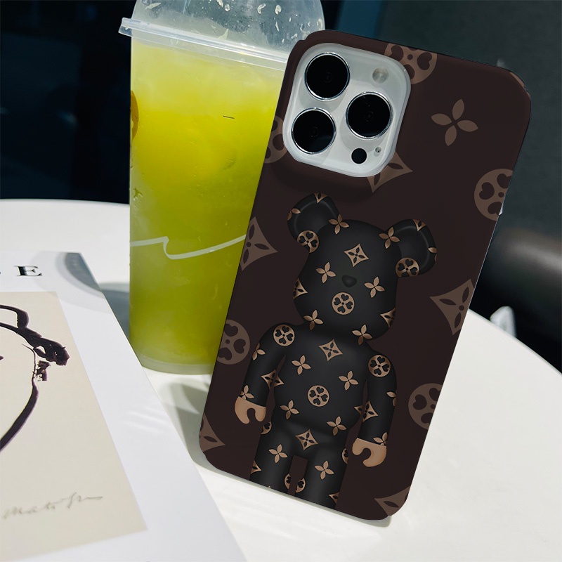 Ốp Điện Thoại Cứng Chống Sốc In Hình Gấu Hoạt Hình Cho iphone 14 pro Max 11 13 12 7Plus 8 X XS Max