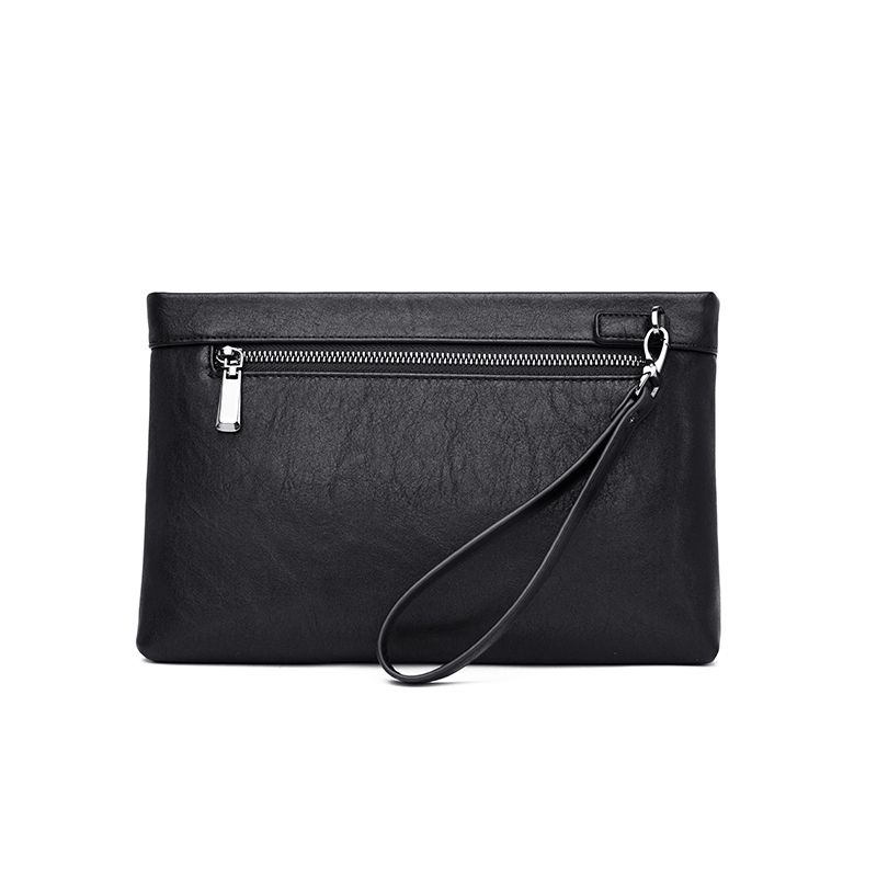 Túi xách nam Túi xách da mềm Túi xách nam Túi xách nam công suất lớn Giải trí kinh doanh thời trang Túi xách thanh niên