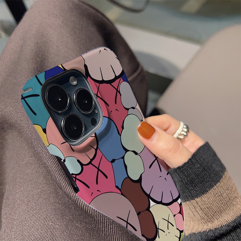 Ốp Điện Thoại Cứng Chống Sốc In Hình Gấu Hoạt Hình Cho iphone 14 pro Max 11 13 12 7Plus 8 X XS Max