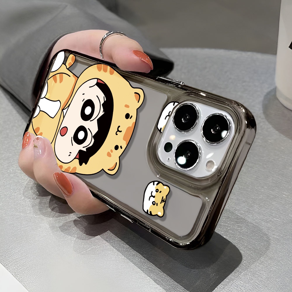 Ốp Điện Thoại Trong Suốt Hình Cậu Bé Bút Chì Cho iphone 14 pro max 11 13 12 7 8 Plus X XR XSMax