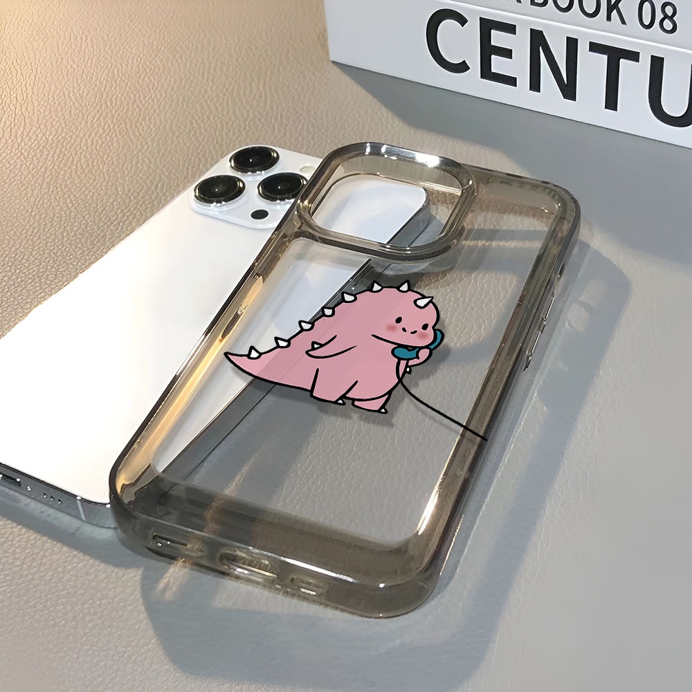 Ốp Điện Thoại Trong Suốt Hình Khủng Long Cho iphone 14 pro max 11 13 12 7 8 Plus X XR XSMax