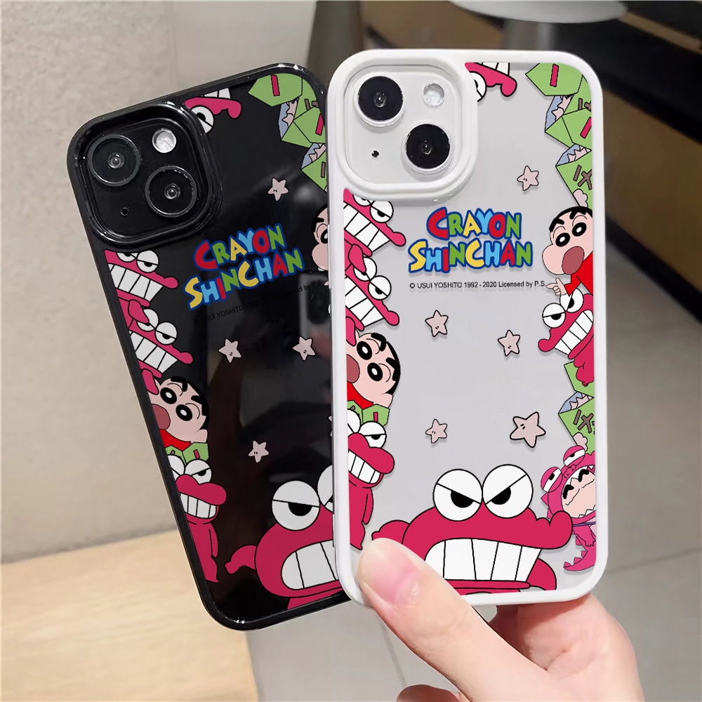 Ốp Điện Thoại Nhựa Acrylic Cứng Trong Suốt Hình Khủng Long Quái Vật Cho iphone 14 pro Max 11 13 12 7Plus 8 X XS Max