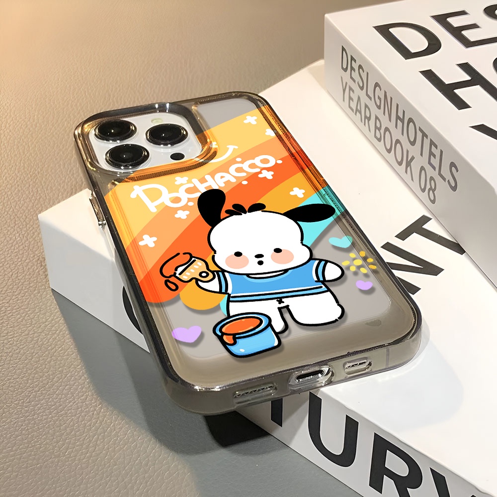 Ốp Điện Thoại Trong Suốt In Hình Cầu Vồng Cho iphone 14 pro max 11 13 12 7 8 Plus X XR XSMax