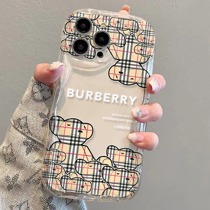 Ốp Điện Thoại Dẻo Trong Suốt Họa Tiết Hoạt Hình Chú Gấu Dễ Thương Cho iphone 14 pro Max 11 13 12 7Plus 8 X XS Max