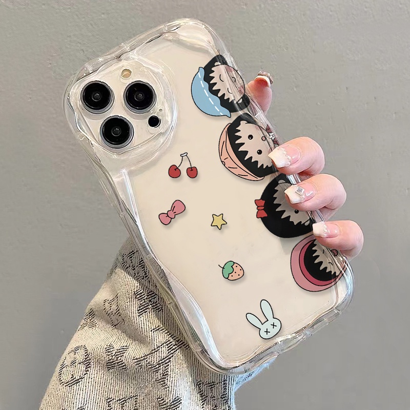 Ốp Điện Thoại Mềm Trong Suốt Họa Tiết Cherry Thời Trang Cho iphone 14 pro Max 11 13 12 7Plus 8 X XS Max