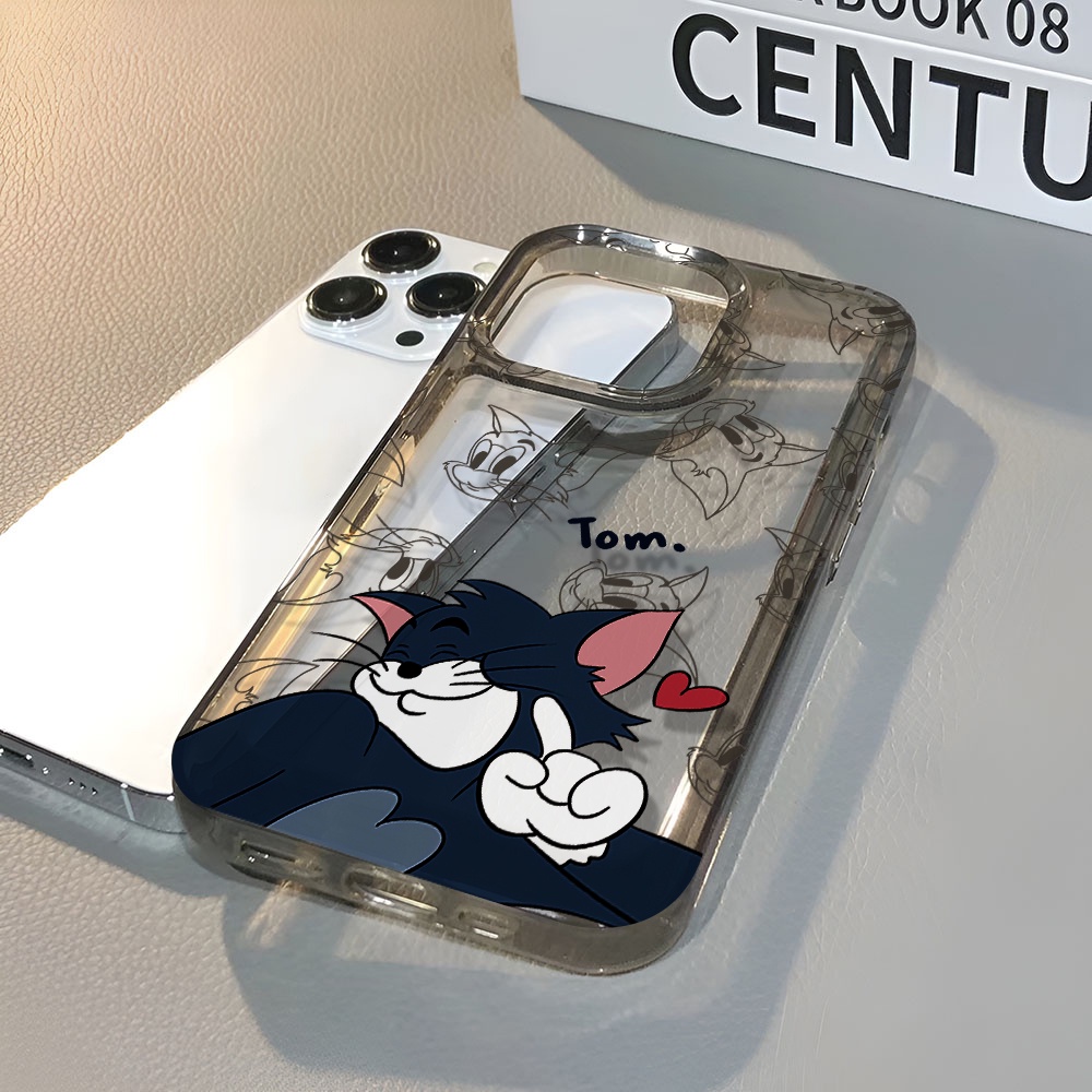Ốp Điện Thoại Trong Suốt In Hình Mèo Thời Trang Cho iphone 14 pro max 11 13 12 7 8 Plus X XR XSMax