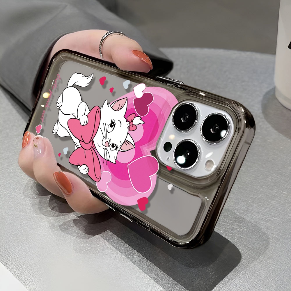 Ốp Điện Thoại Trong Suốt Họa Tiết Mèo Hoạt Hình Cho iphone 14 pro max 11 13 12 7 8 Plus X XR XSMax