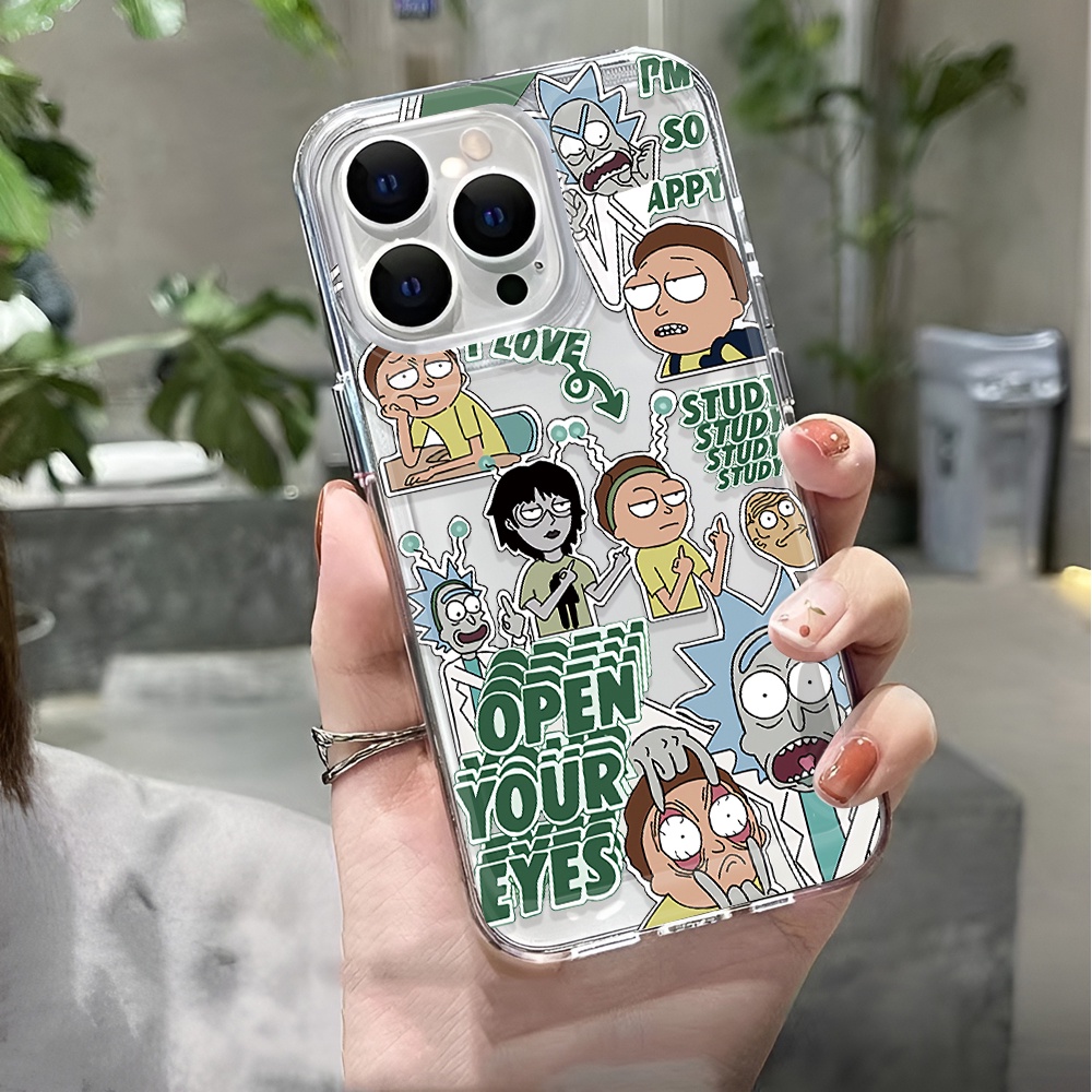 Ốp Điện Thoại Trong Suốt In Hình Con Mắt Cho iphone 14 pro max 11 13 12 7 8 Plus X XR XSMax