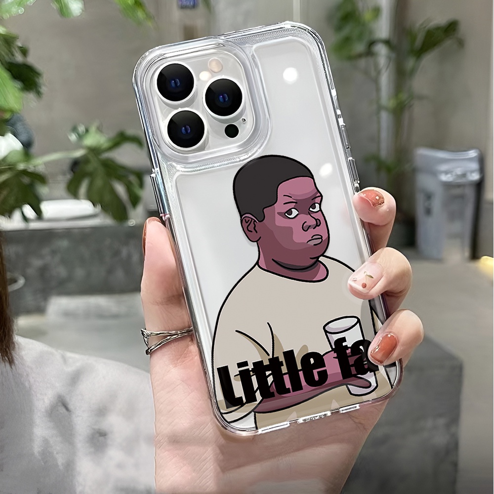 Ốp Điện Thoại Trong Suốt In Hình Cậu Bé Không Gian Cho iphone 14 pro max 11 13 12 7 8 Plus X XR XSMax