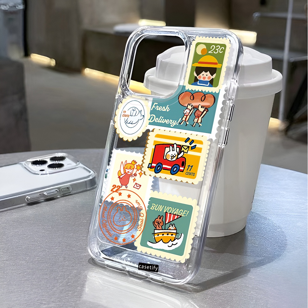 Ốp Điện Thoại Trong Suốt Họa Tiết Thời Trang Cho iphone 14 pro max 11 13 12 7 8 Plus X XR XSMax