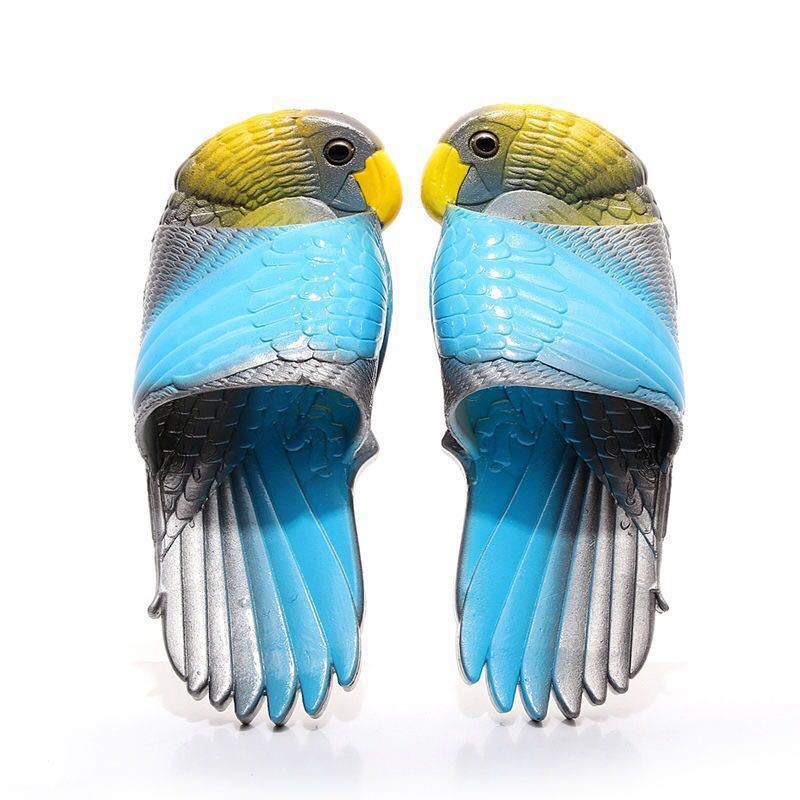 [Hàng Có Sẵn Giao Hàng Nhanh] Dép Sandal Đi Biển Hình Chú Vẹt Sáng Tạo Dễ Thương Cho Mẹ Và Bé