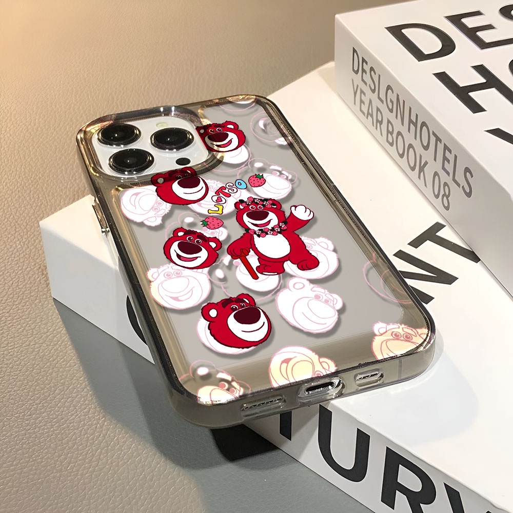 Ốp Điện Thoại Trong Suốt Chống Sốc Hình Lotso Cho iphone 14 pro max 11 13 12 7 8 Plus X XR XSMax