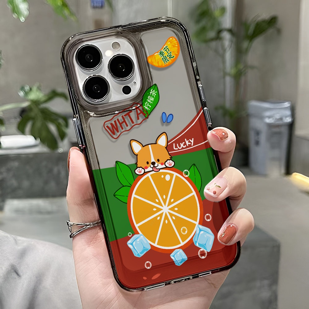 Ốp Điện Thoại Trong Suốt Chống Sốc In Hình Chú Chó Cho iphone 14 pro max 11 13 12 7 8 Plus X XR XSMax