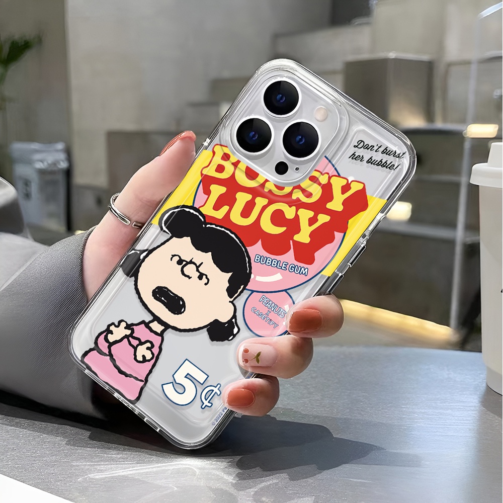 Ốp Điện Thoại Trong Suốt Chống Sốc Hình Cô Gái Cho iphone 14 pro max 11 13 12 7 8 Plus X XR XSMax
