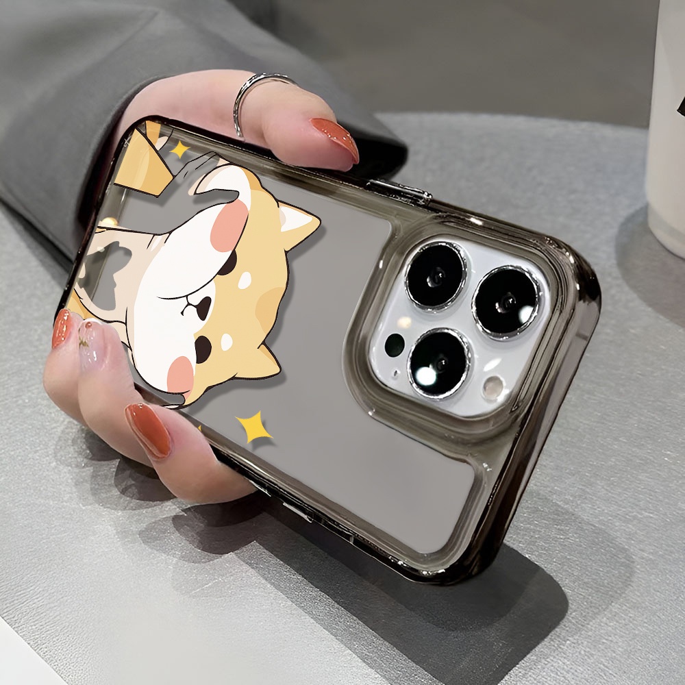 Ốp Điện Thoại Trong Suốt Chống Sốc In Hình Mèo Cho iphone 14 pro max 11 13 12 7 8 Plus X XR XSMax