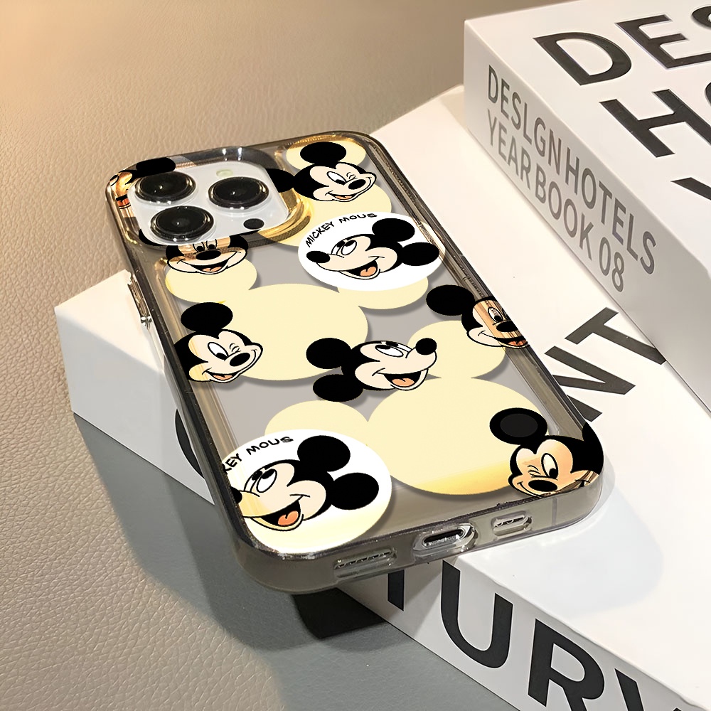 Ốp Điện Thoại Trong Suốt Chống Sốc In Hình Chuột mickey Cho iphone 14 pro max 11 13 12 7 8 Plus X XR XSMax