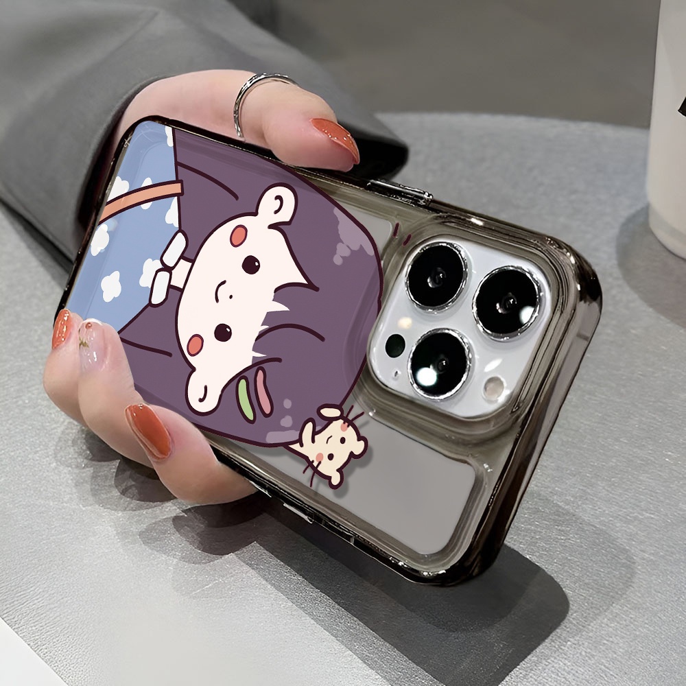 Ốp Điện Thoại Trong Suốt In Hoạt Hình Cô Gái Cho iphone 14 pro max 11 13 12 7 8 Plus X XR XSMax