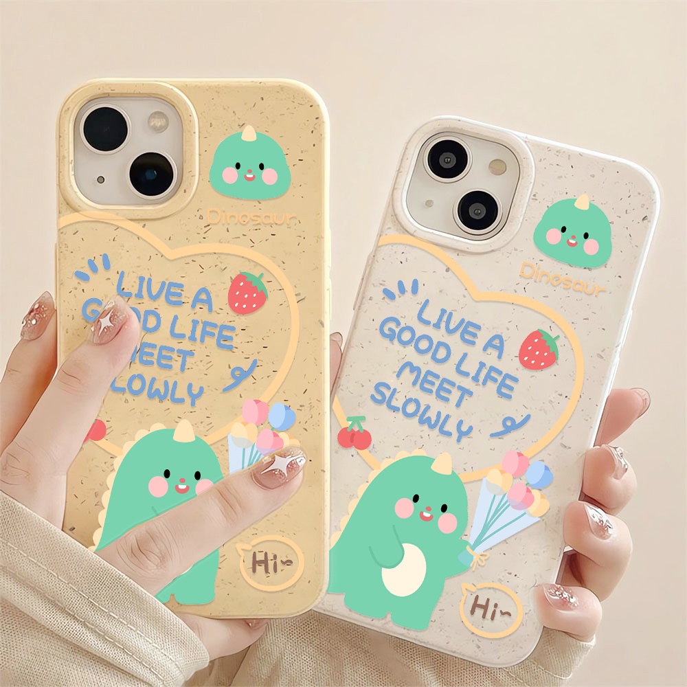 Ốp Điện Thoại Chống Sốc Họa Tiết Khủng Long Cho iphone 14 pro max 11 13 12 7 8 Plus X XR XSMax